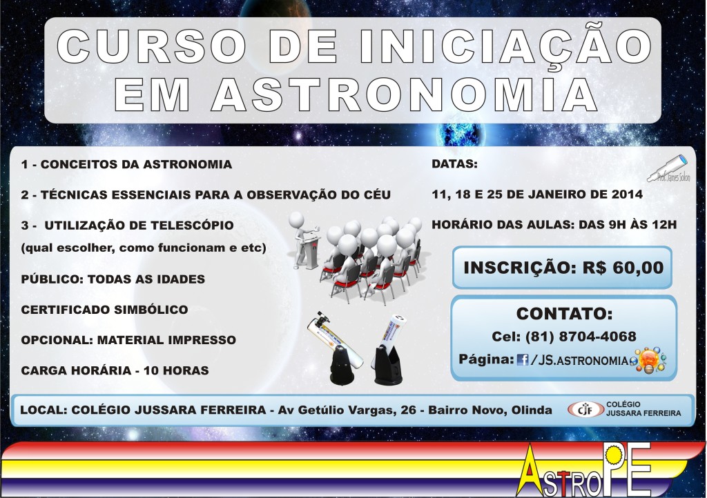 Curso de Iniciação em Astronomia - 2014 - AstroPE