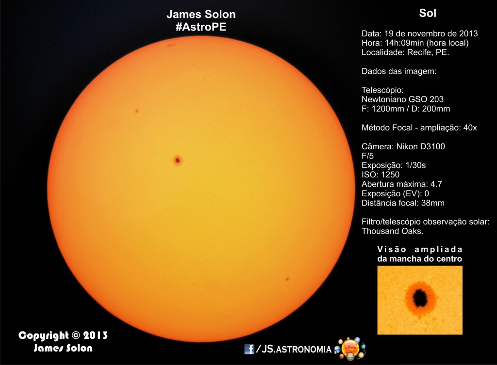Observação do Sol - 19-11-2013 2