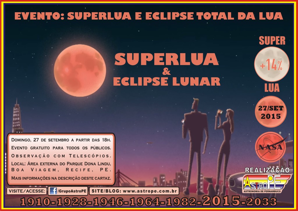 Evento - Elipse Lunar Total e Super Lua - Setembro - 2015 2