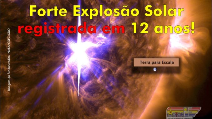 A mais forte explosão solar do ciclo 24 foi registrada nesta quarta-feira, 6 de setembro de 2017, às 12:02 UTC. A erupção solar atingiu a classe X9.33.