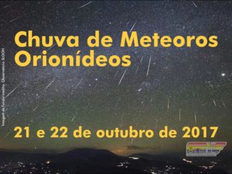 Chuva de meteoros Orionídeos – 21 e 22 de outubro de 2017.