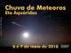 Chuva de meteoros Eta Aquáridas de 2018 ocorrerá em 6 e 7 de maio.