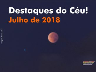 Destaques do Céu! - Julho de 2018 - AstroPE.