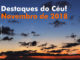 Destaques do Céu! – Novembro de 2018 - AstroPE.