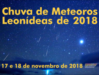 Chuva de meteoros Leonídeas de 2018 ocorrerá em 17 e 18 de novembro.