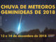 Chuva de meteoros Geminídeas de 2018 ocorrerá em 13 e 14 de dezembro.
