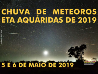 Chuva de meteoros Eta Aquáridas de 2019 ocorrerá em 5 e 6 de maio.