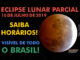 Eclipse Lunar Parcial de 16 de julho de 2019.