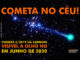 Cometa C/2019 U6 Lemmon no céu em junho de 2020.