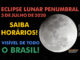 Eclipse Lunar Penumbral de 5 de julho de 2020.