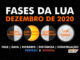 Fases da Lua em dezembro de 2020.