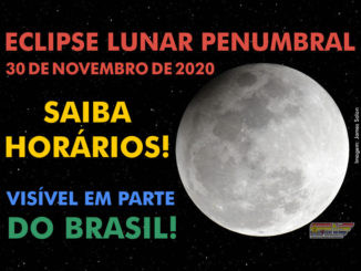 Eclipse Lunar Penumbral de 30 de novembro de 2020.