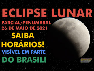 Eclipse Lunar Parcial e Penumbral de 26 de maio de 2021 no Brasil.