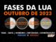Fases da Lua em outubro de 2023.